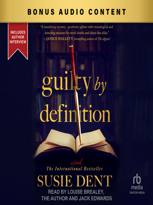 Title details for Guilty by Definition by Susie Dent - Wait list